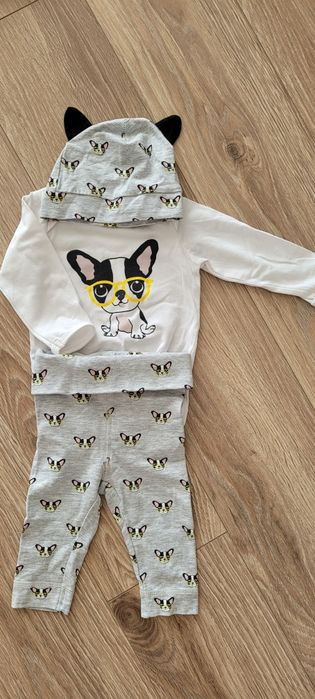 Body,komplet H&M rozmiar 0-3 miesięcy