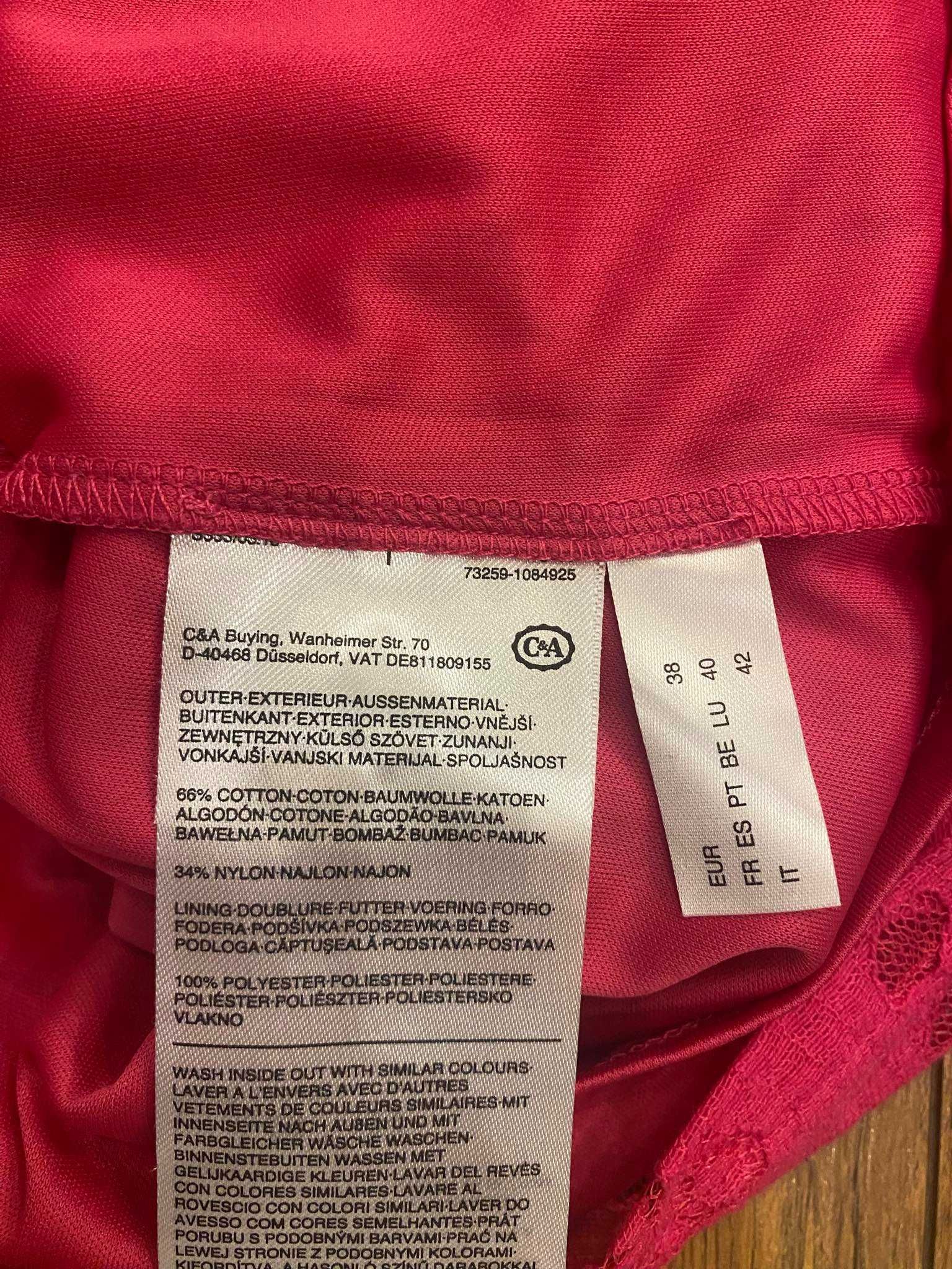 Nowa Piękna sukienka fuksja r. M