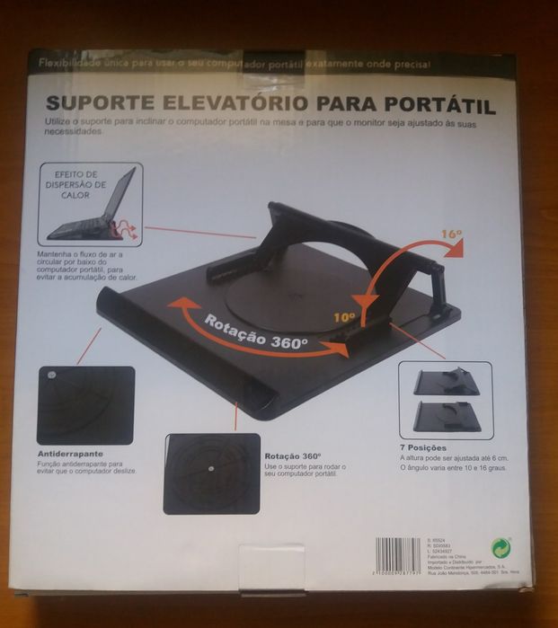 Suporte elevatório para Portátil [NOVO]