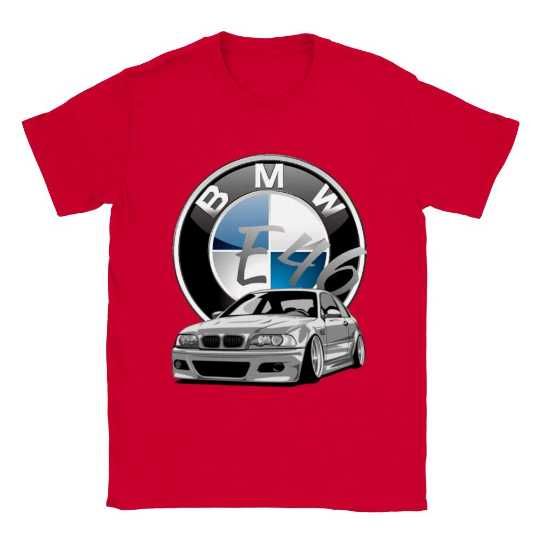 T-shirt BMW E46, 100% Algodão