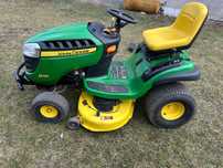 Kosiarko traktorek John deer  D 130 Husqwrna