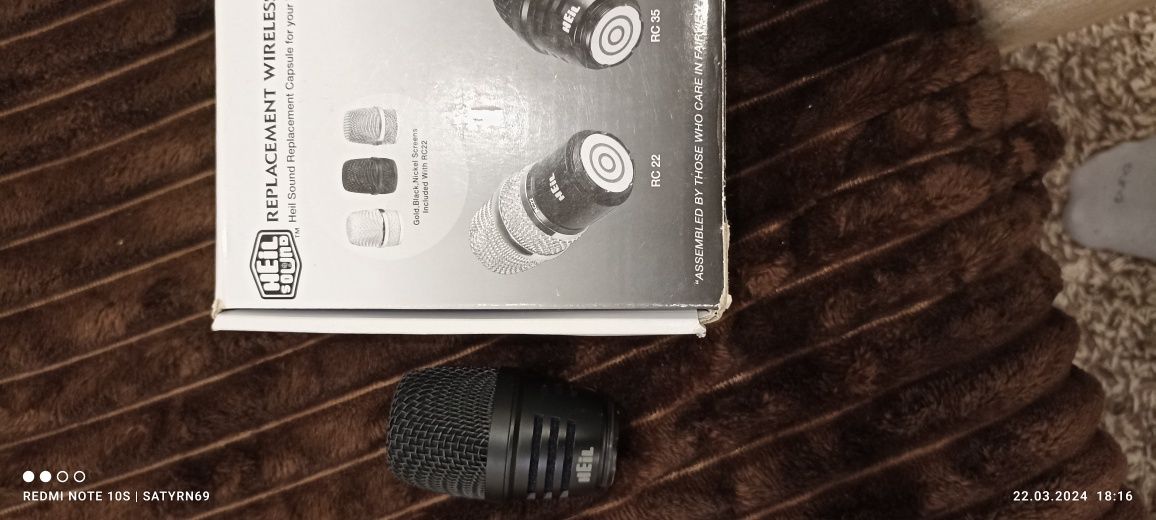 Капсюль Heil RC35(made in USA)-Shure,Line 6