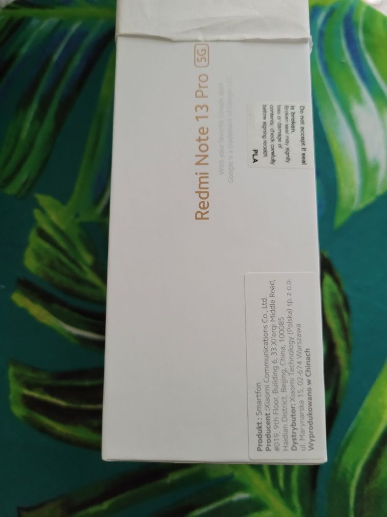 Redmi Note  13  Pro  5G  kolor Ocean Teal