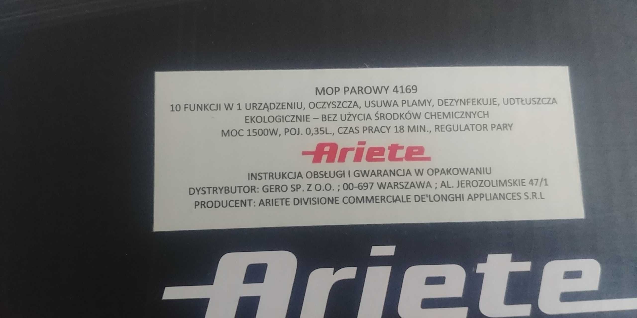 Mop parowy Ariete Multi Steam System + 4169