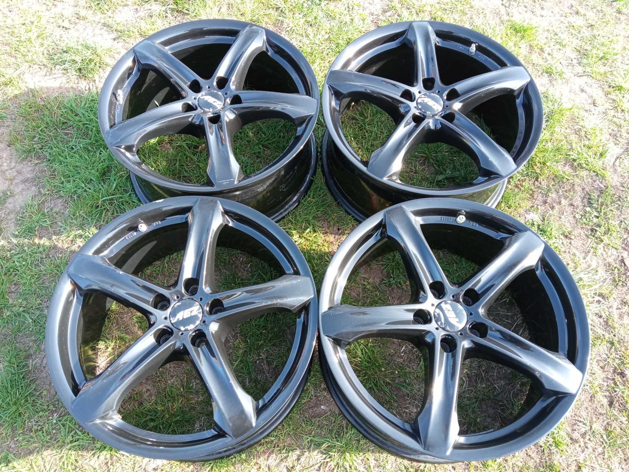 Felgi AEZ 18cali 5x112 et48 8j Audi Mercedes Skoda Seat VW BMW czujnik