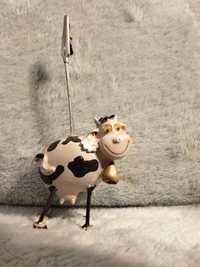 Stojak klips uchwyt na zdjęcia notatki wizytówki figurka krowa krówka
