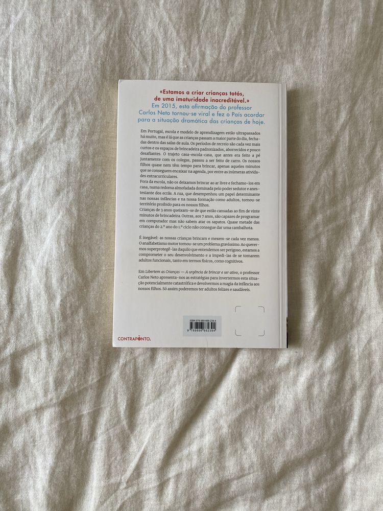 Livro Libertem as Crianças, de Carlos Neto