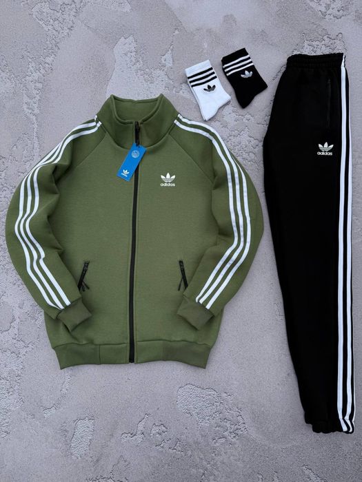 Чоловічий зимній спортивний костюм адідас на флісі Adidas [xs-3xl]