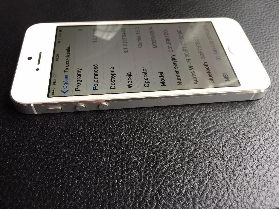 Sprzedam idealny iphone 5 16Gb biały - stan jak nowy