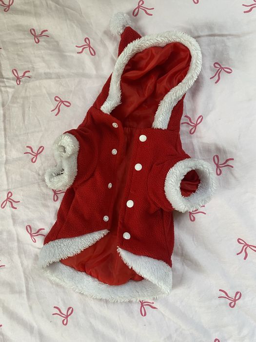 Ubranie przebranie mikolaj swiateczne dla malego psa