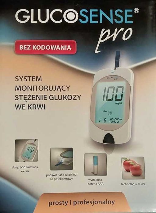 Glukometr Glucosense pro + 60 pasków