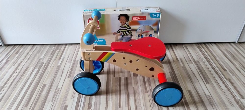 PLAYTIVE jeździk dla dzieci rowerek biegowy 1+ DREWNIANY