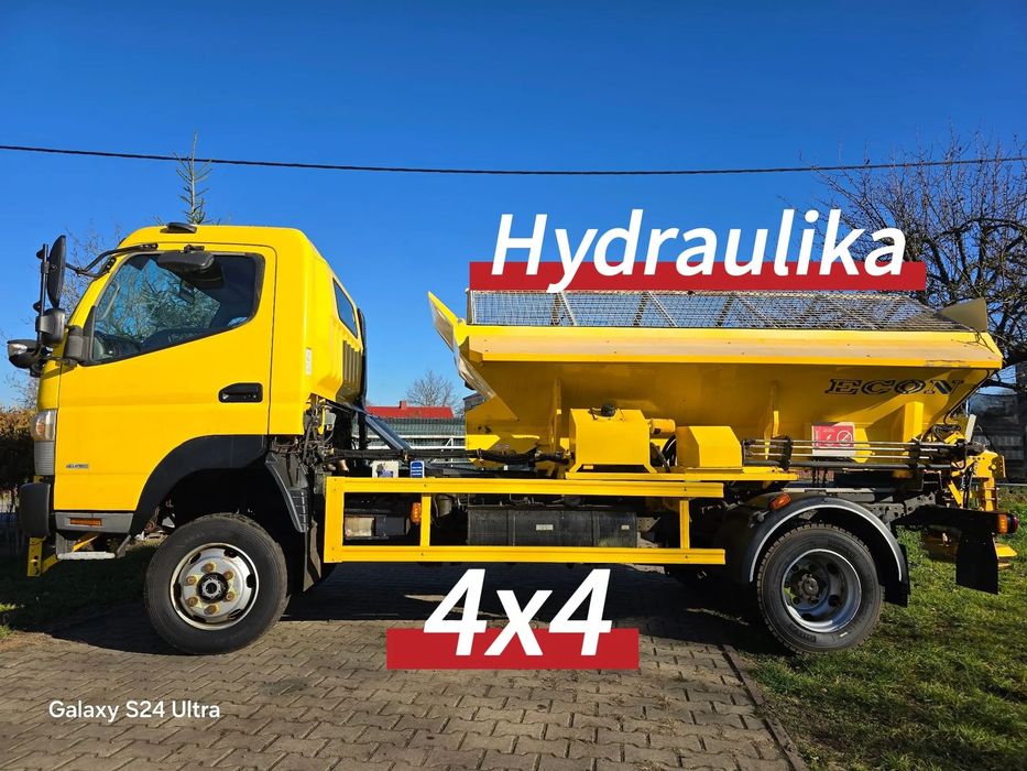 Mitsubishi Canter 6c18 4x4 Hydraulika Fuso piaskarka solarka  Pfau Iveco Daily 4x4 3.0 180KM Hydraulika econ schmidt stratos unimog