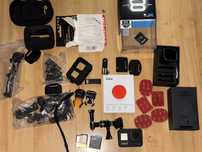 Kamera sportowa gopro hero 8 black duzy zestaw