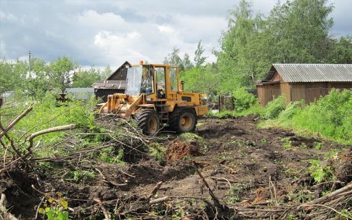 Уборка Выравнивание планировка Участка,спил деревьев,спилить дерево ,