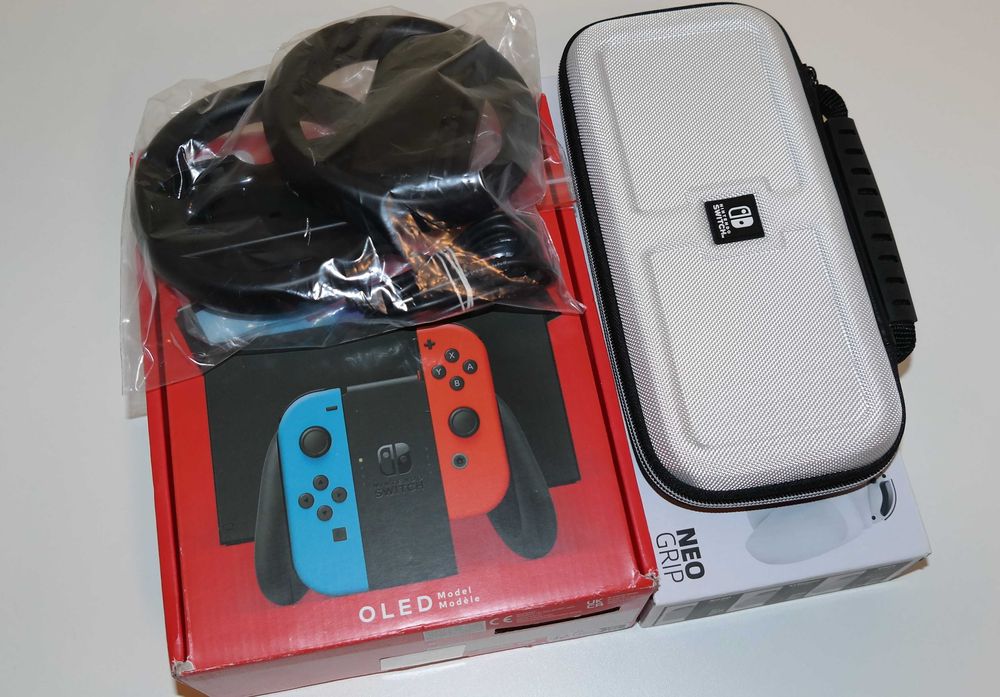Nintendo Switch Oled 256 GB przeróbka Kamikaze CFW + Dodatki
