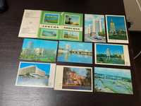Zestaw pocztówek DONIECK / KIJÓW (lata 1976 - 1978)