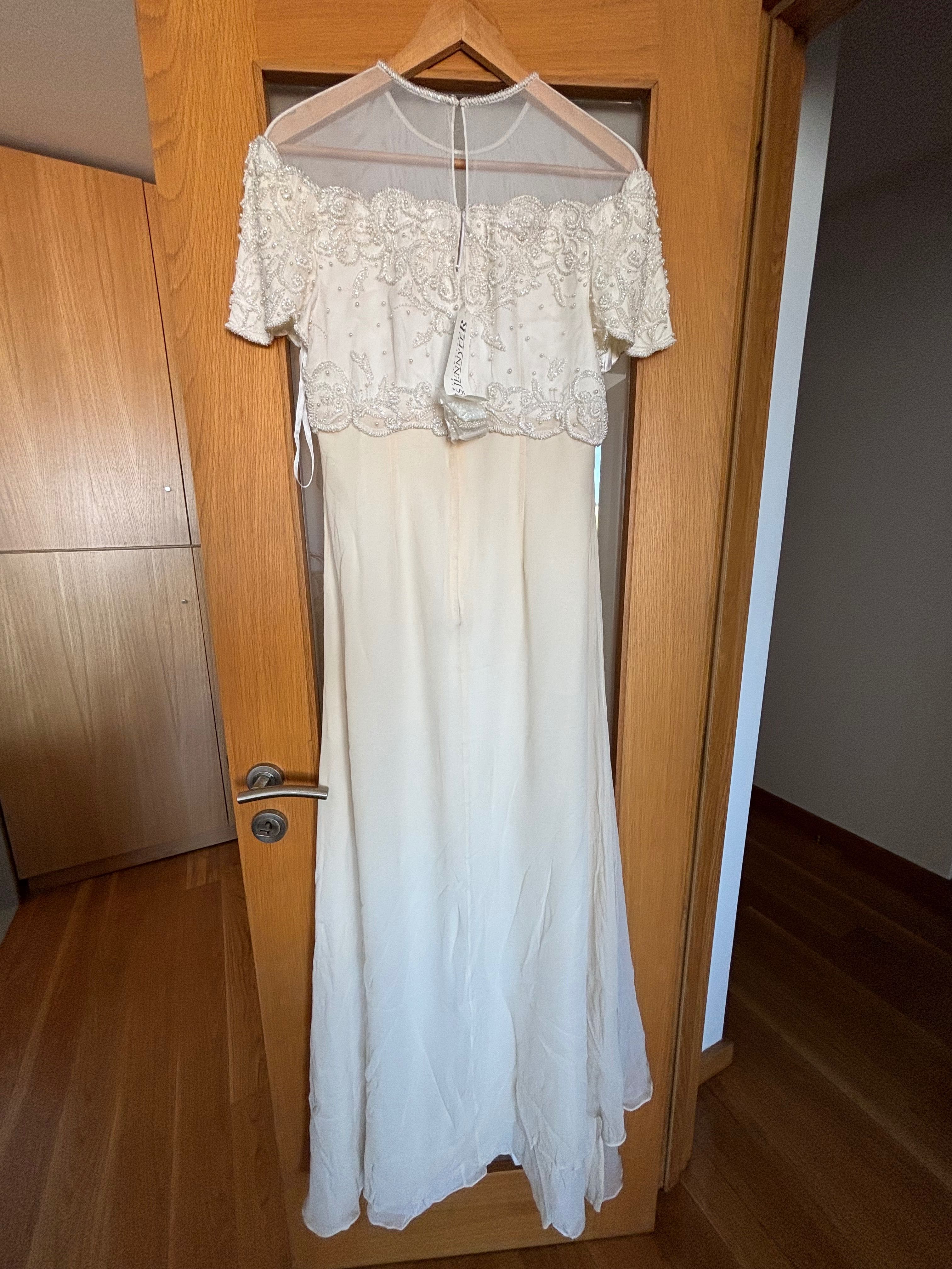 Vestido de noiva novo alta costura Made in Italy