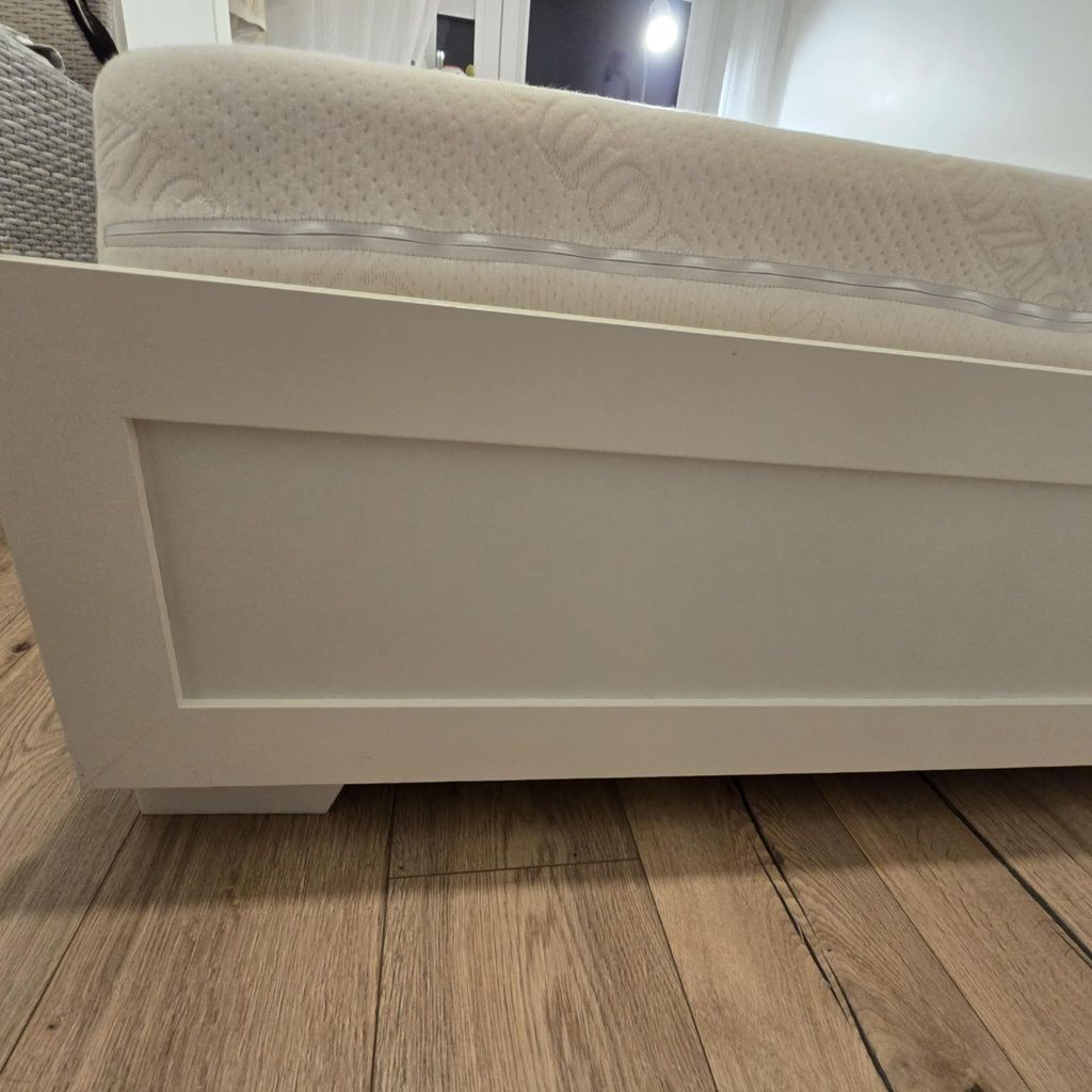 łóżko 120x200 z materacem z pojemnikiem na pościel