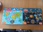 Puzzle Czuczu kosmos 300 Mapa Świata 300