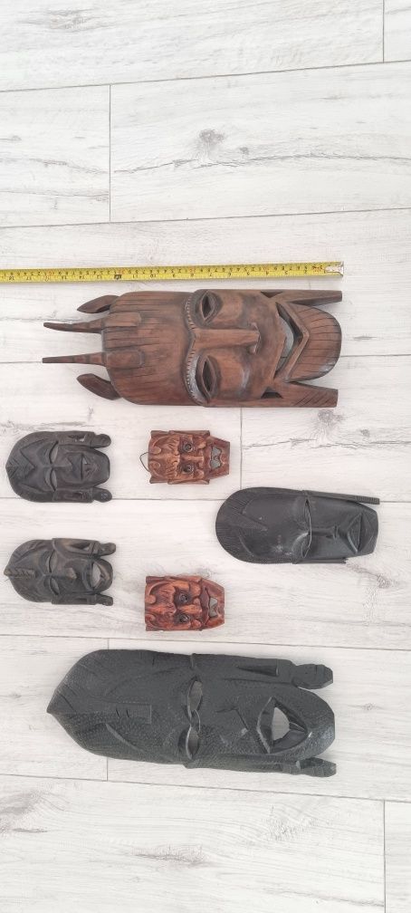 Figurka ok 45szt figurki drzewo heban afrykańskie