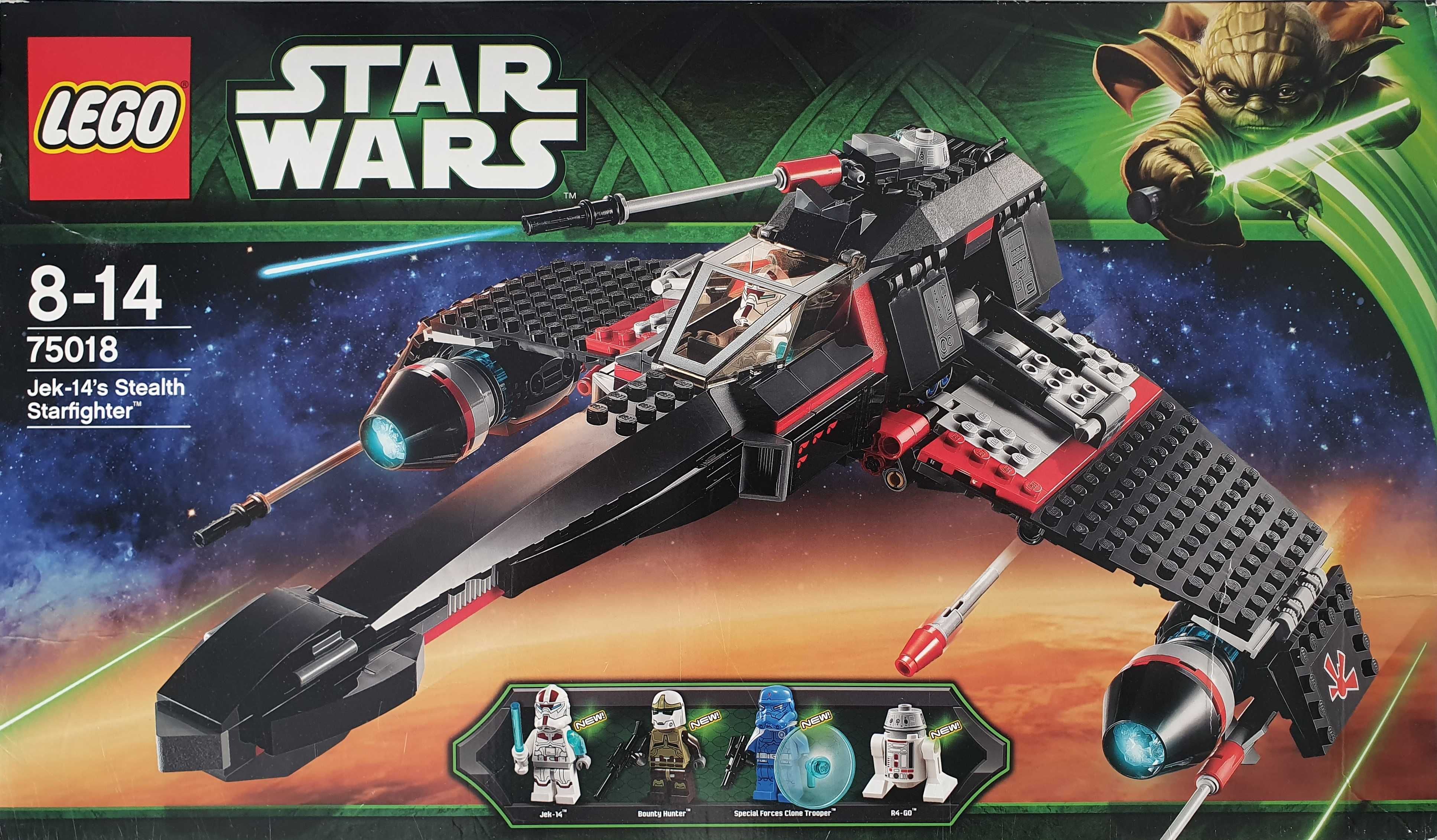 LEGO Star Wars 75018 JEK-14s Stealth Starfighter ŁOWCA NAGRÓD - unikat