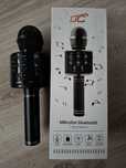 Mikrofon bluetooth z głośnikiem czarny SD usb