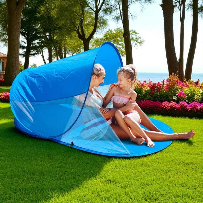 Namiot plażowy, przewiewny parawan, składany w pokrowcu 200x120 AR15N