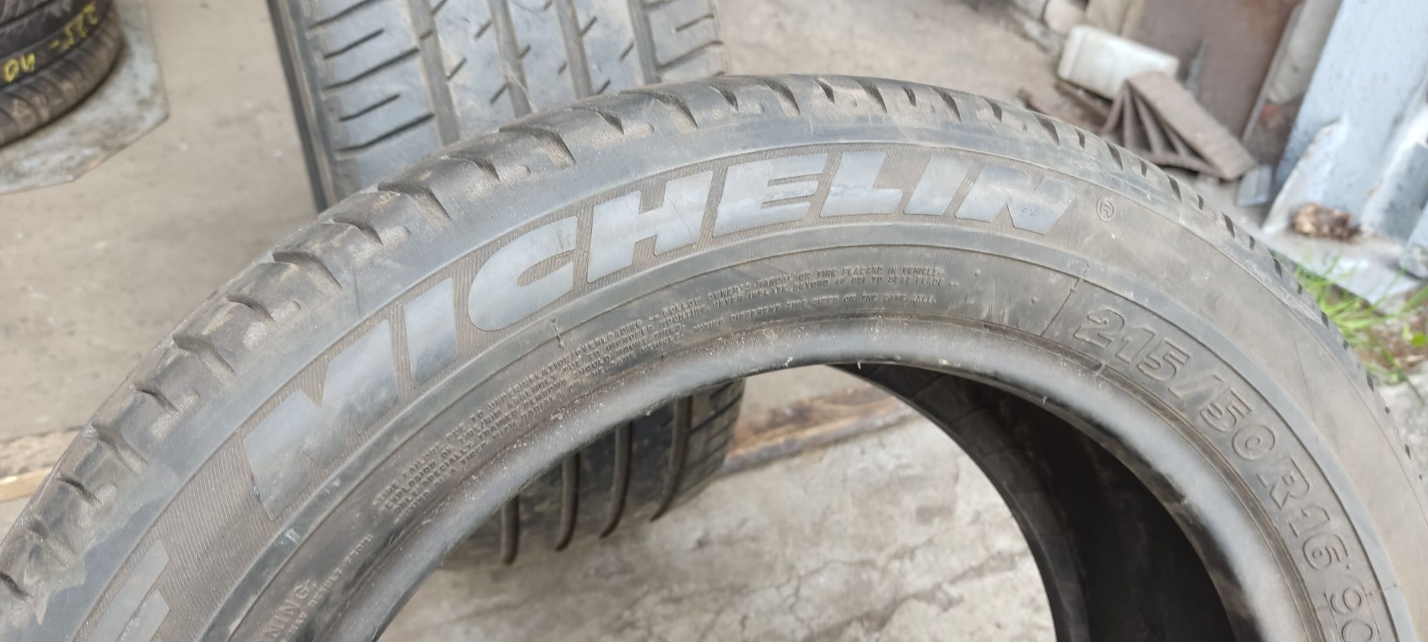 Opony letnie Michelin 215/50-16. 6mm