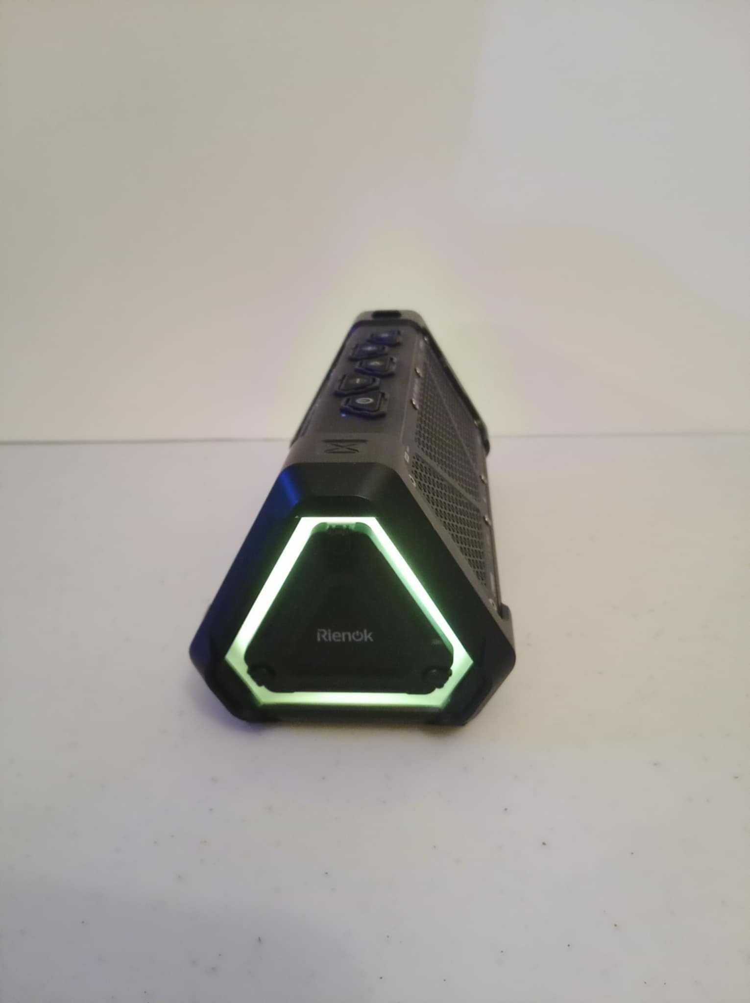 Przenośny Głośnik Bluetooth RIENOK S11 TWS 30W wodoodporny USB czarny