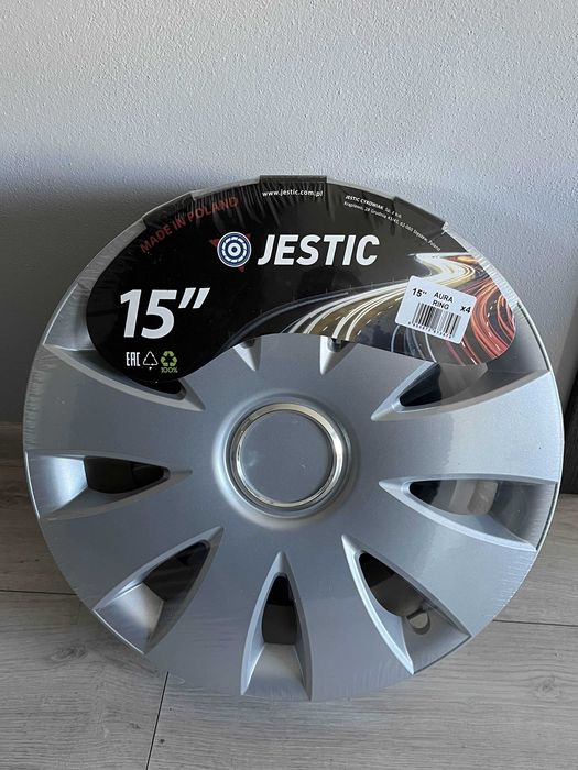 Kołpaki JESTIC AURA RING 15” – komplet 4 sztuki – nowe!