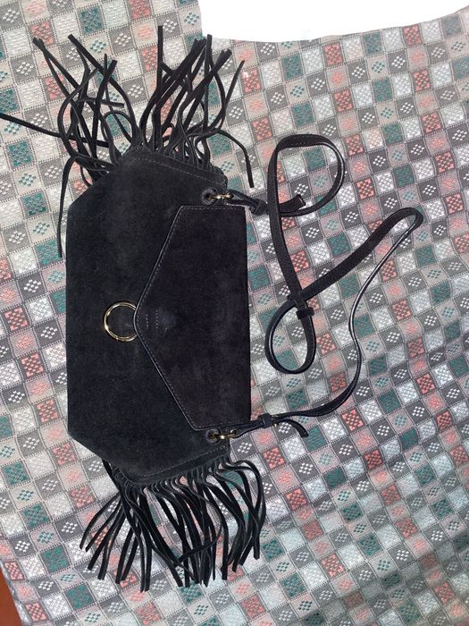 Сумка Манго MNG замш натуральний