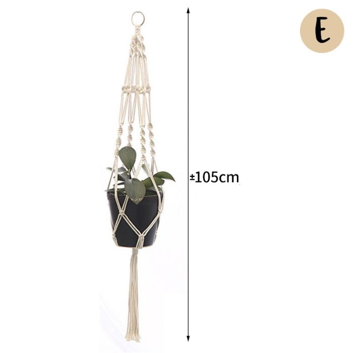 Decoração/suporte em Macramé