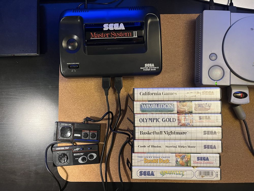 Sega Master System II BOX + zestaw gier
