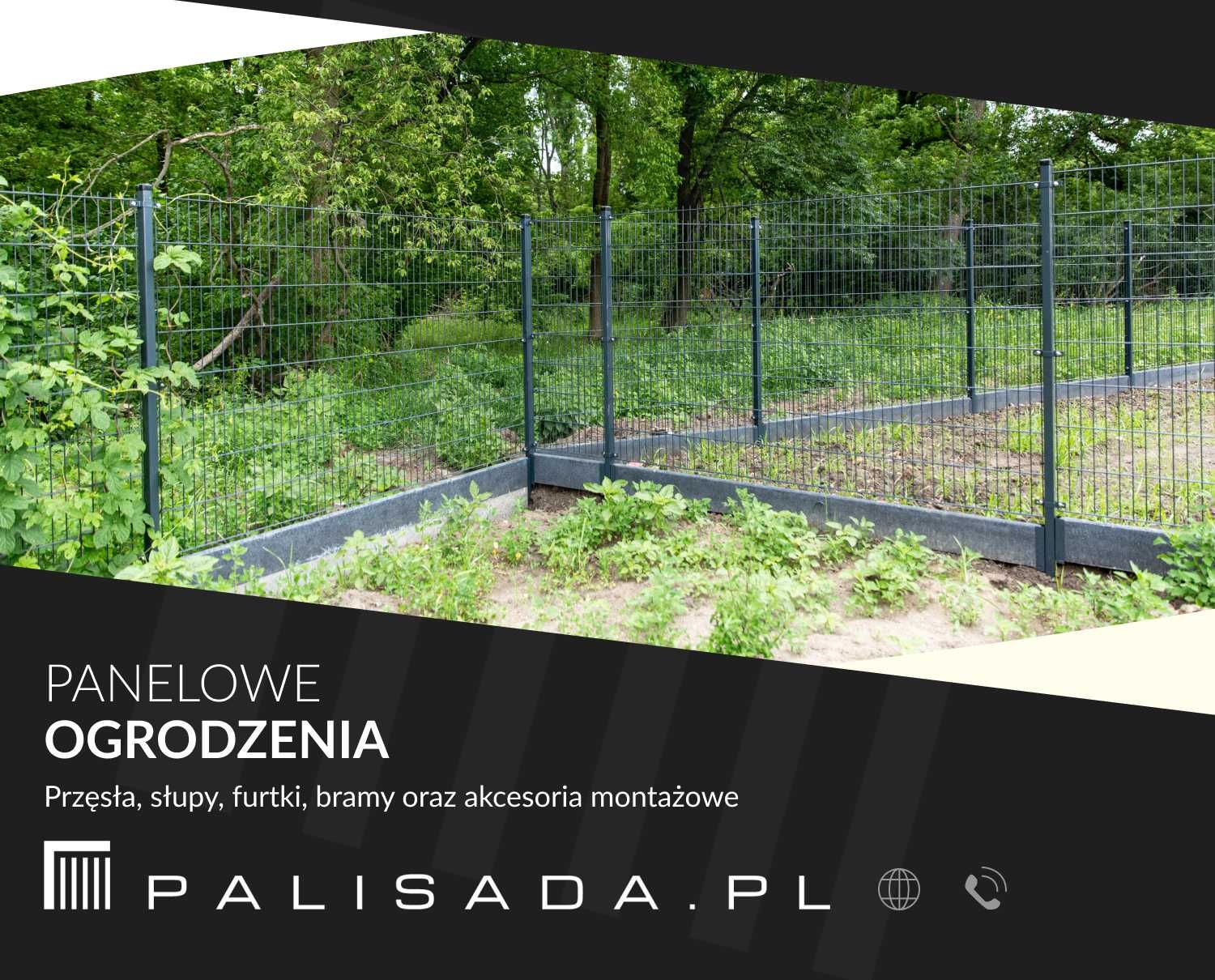 Słupek 60x40 ANTRACYT ZIELONE CZARNE TANIO dostawa pod dom lub odbiór