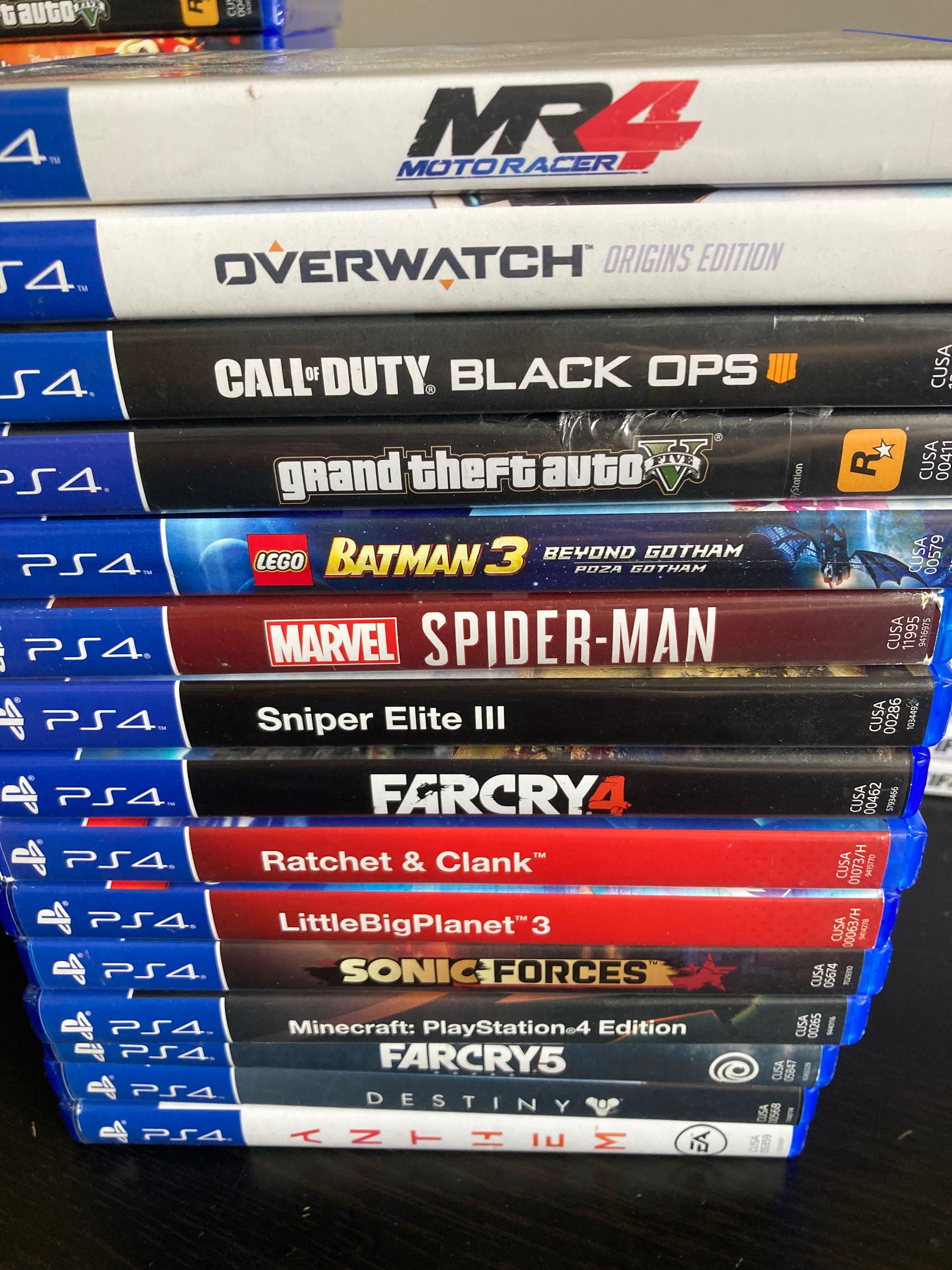 Gry na PS4 w idealnym stanie
