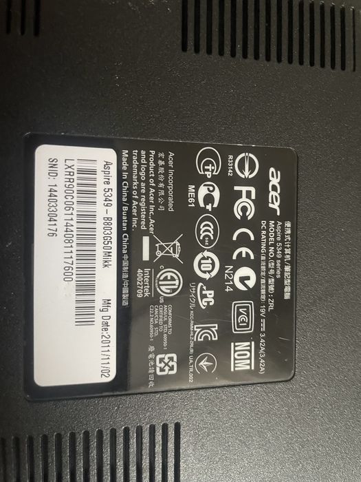 Ноутбук б/у на розборку , на запчастини