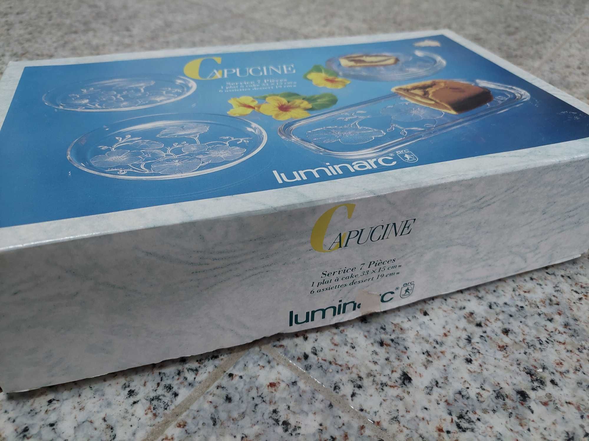 Vendo conjunto 7 peças luminarc capucine