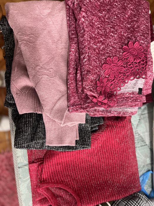 Casacos inverno, várias camisolas, pijamas