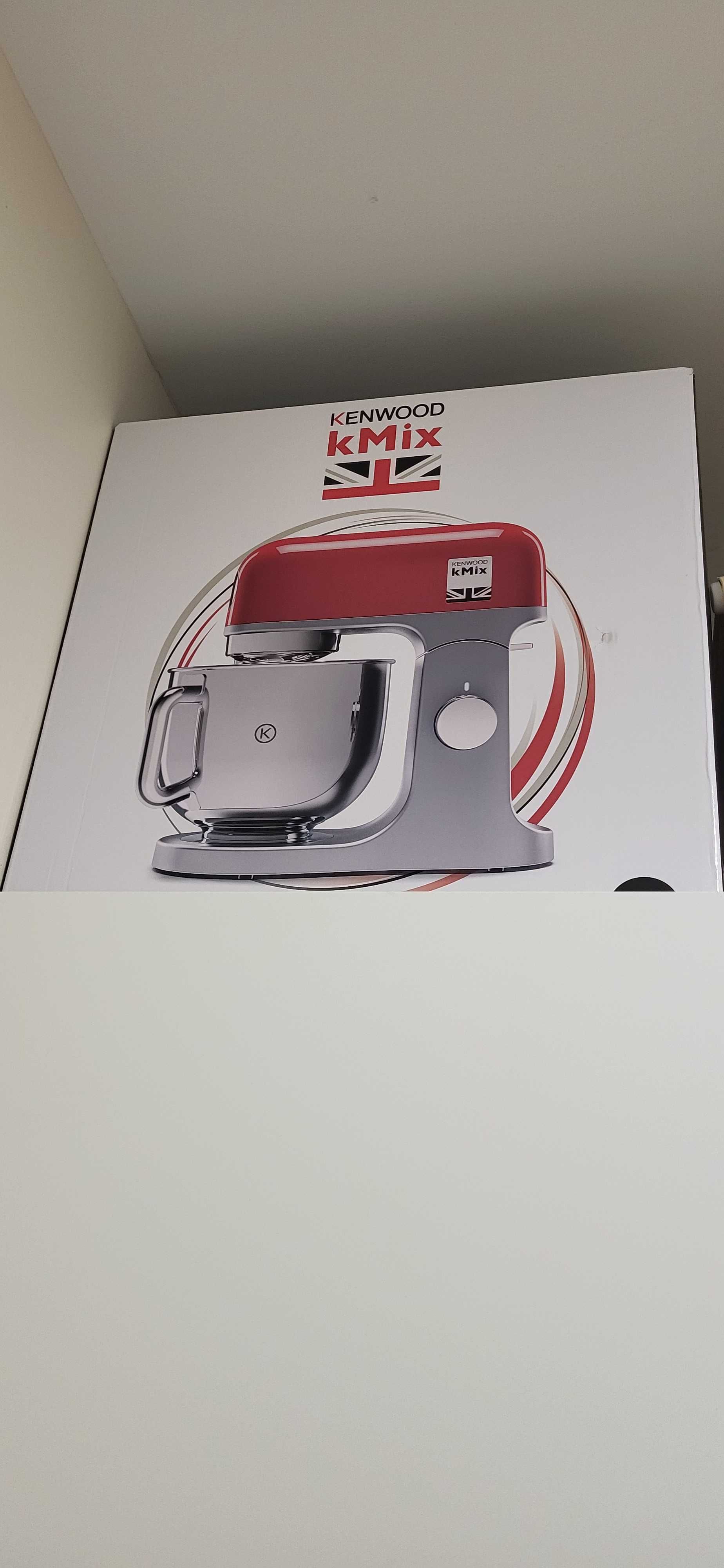 Batedeira Kenwood kmix + taça de vidro e espátula extra