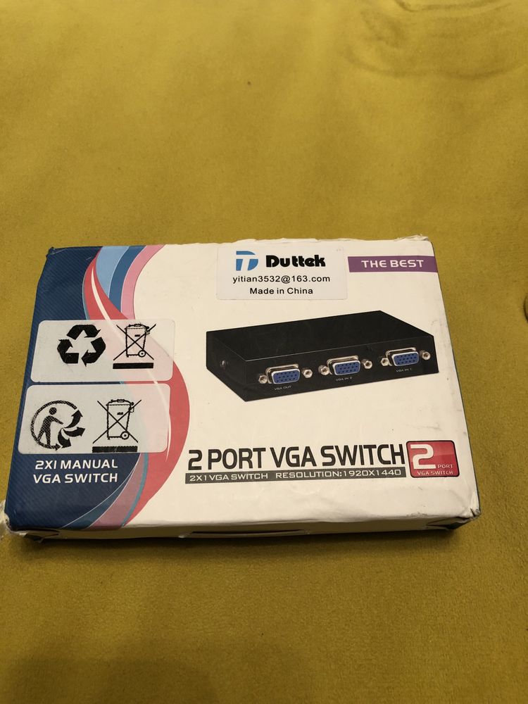 Switch przełącznik VGA