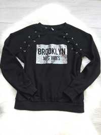 Primark Brooklyn czarna bluza rozm