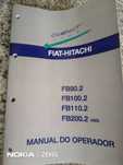 Manual de operador fiat-hitachi vários modelos FB