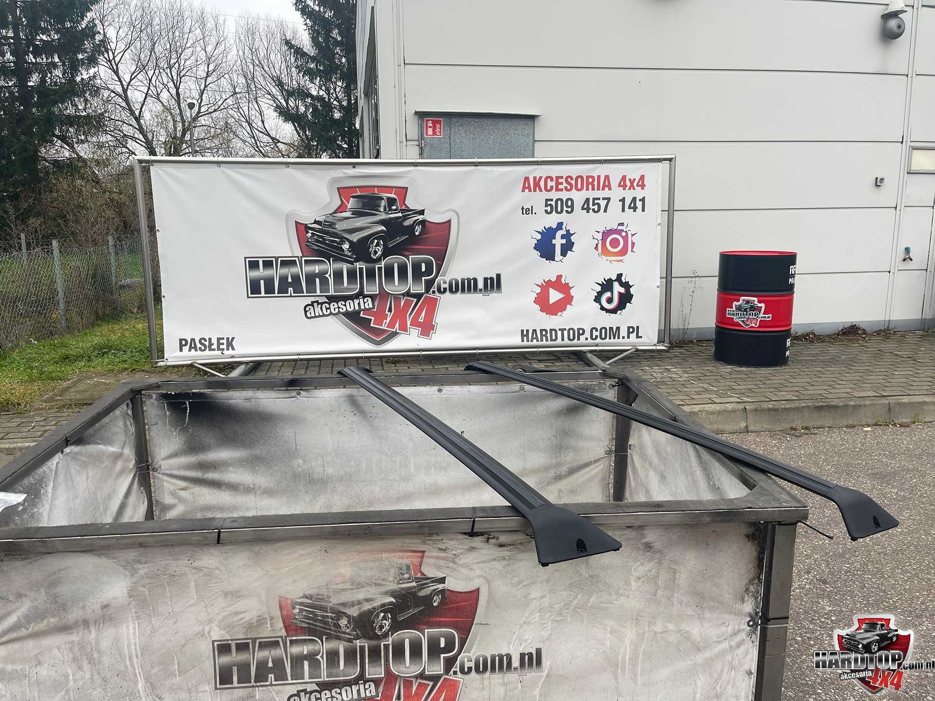 Relingi Volkswagen Amarok, pałąki pokrywy, pickup, pokrywa