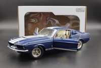 1:18 Solido 1967 Ford Mustang Shelby GT500 Blue model nowy