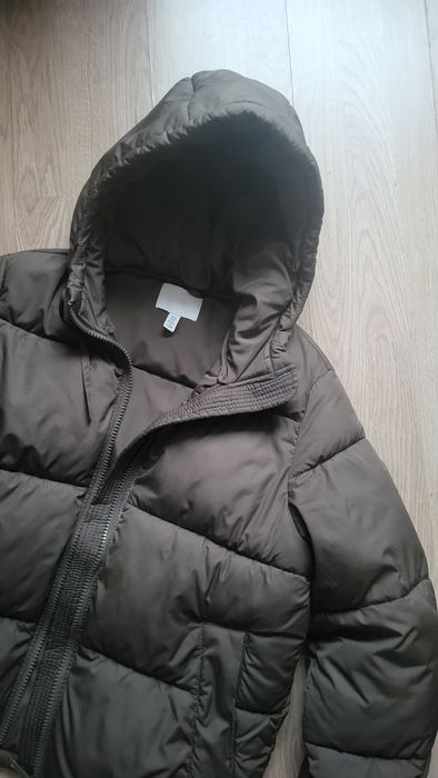 HM Kurtka zimowa khaki ideał XS/S oversize baggy