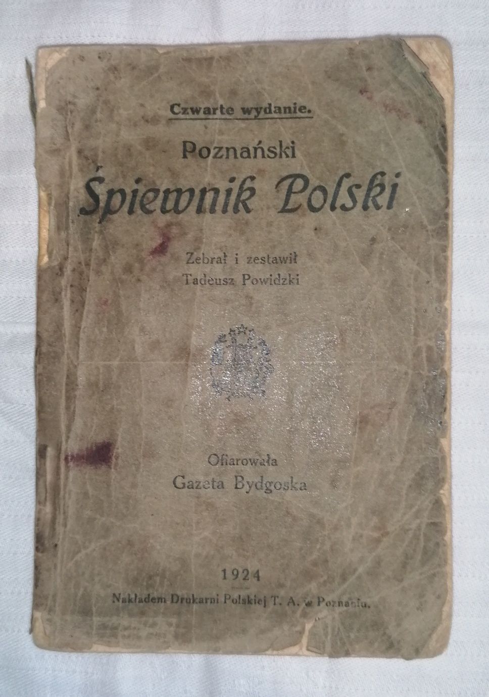 Poznański Śpiewnik Polski z 1924 r.