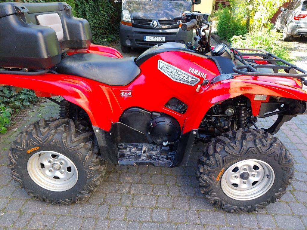 Quad Honda inny Yamaha Gryzzli 700fi 4x4 2007 bardzo ładny z papierami