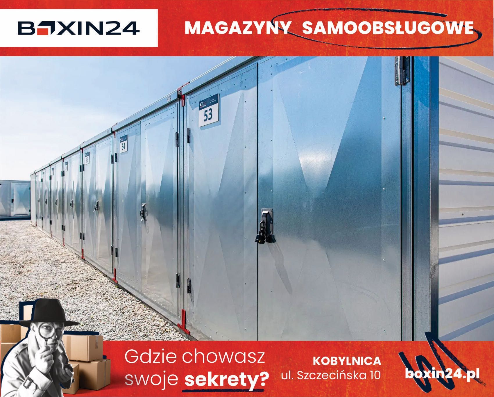 Garaż, magazyn samoobsługowy, wynajem, BOXIN24 2m²