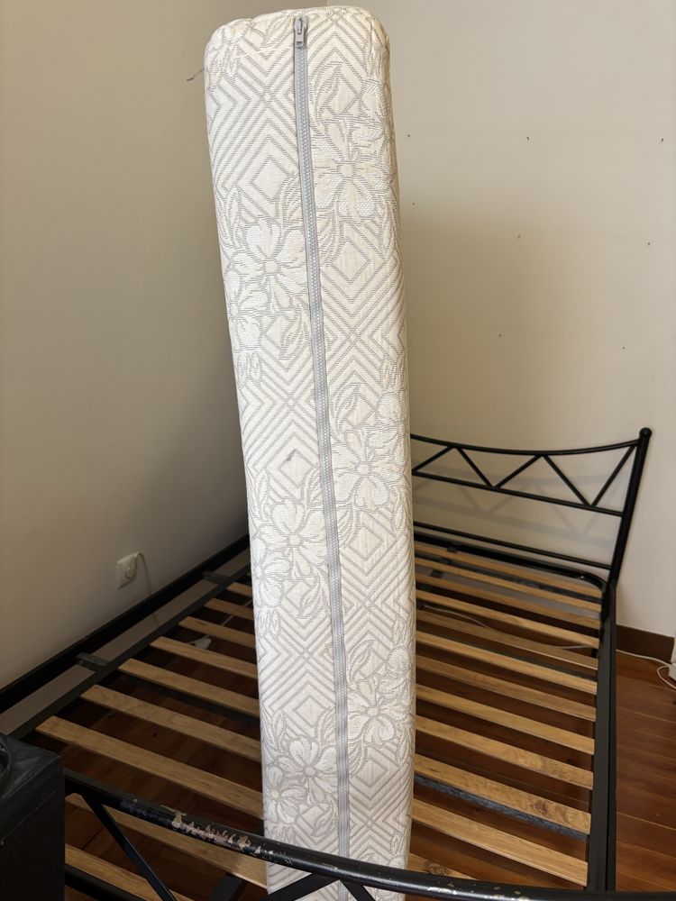 Cama Ferro + Colchão Latex